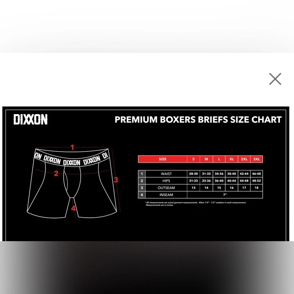 DIXXON Black and Gray Boxer Briefs Premium Comfort - Picture 3 of 3
